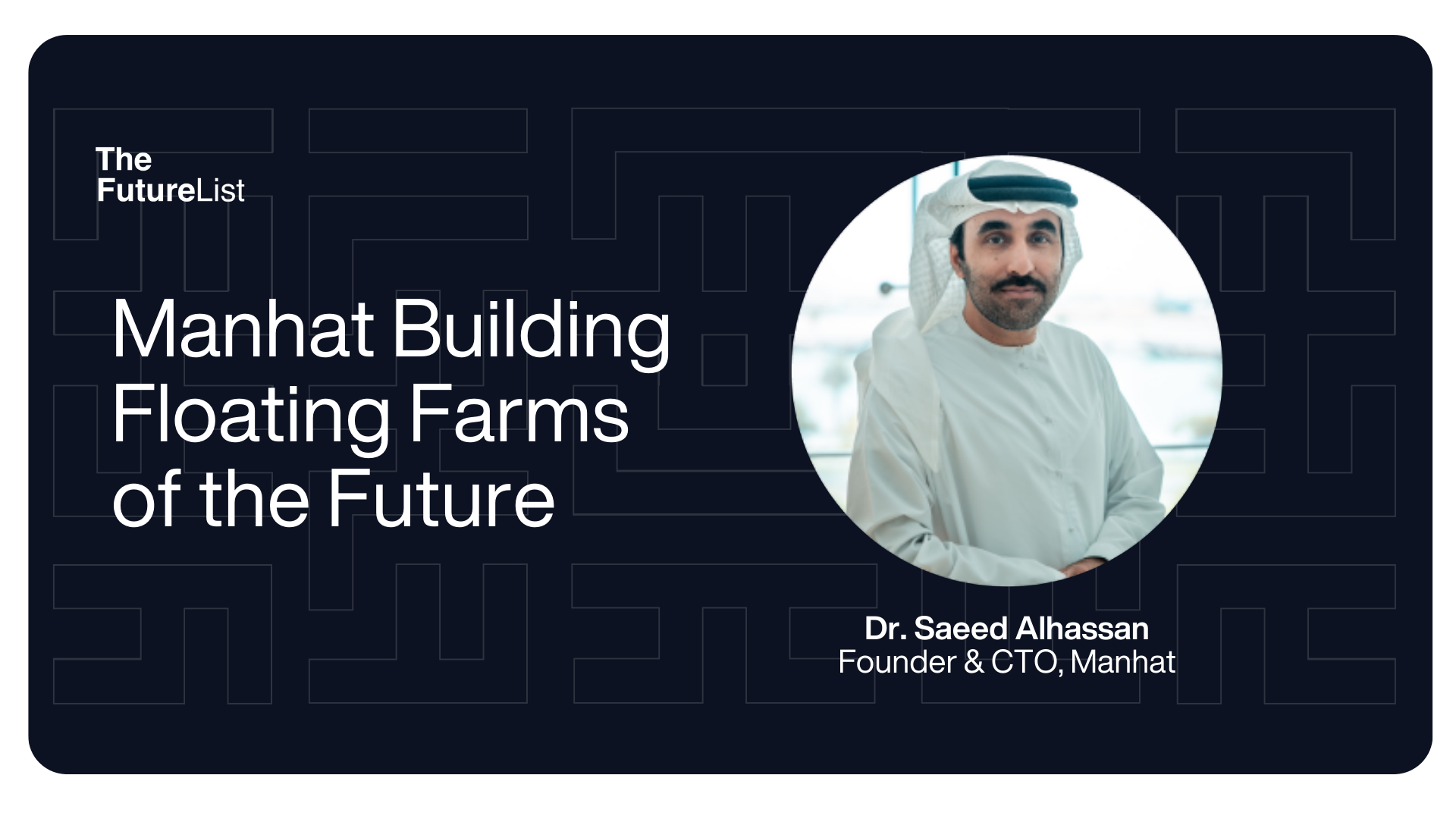 Manhat is paving the way for not only sustainable freshwater production but also potentially revolutionizing agriculture through their floating farm technology.